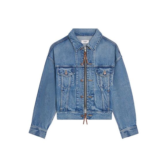 CELINE Jackets & Blazers - Celine Women Denim Trucker Jacket
